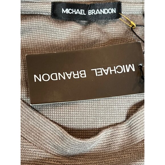 Michael Brandon Men's XXLT Style Buck121513 Nubuck: Greenish-Gray Long-Sleeve Sh - Picture 9 of 11